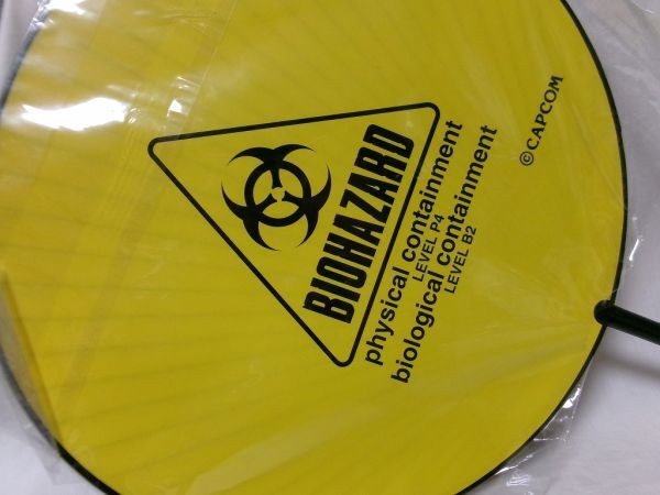 CAPCOM カプコン バイオハザード BIOHAZARD うちわ グッズ ロゴ アンブレラ ※同梱不可_画像4