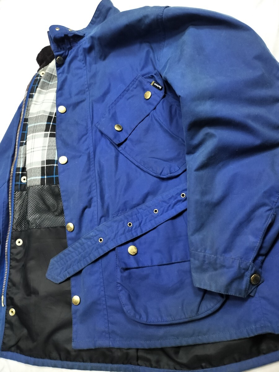 00s Barbour international　M コバルトブルー　バブアー　インターナショナル　オイルド