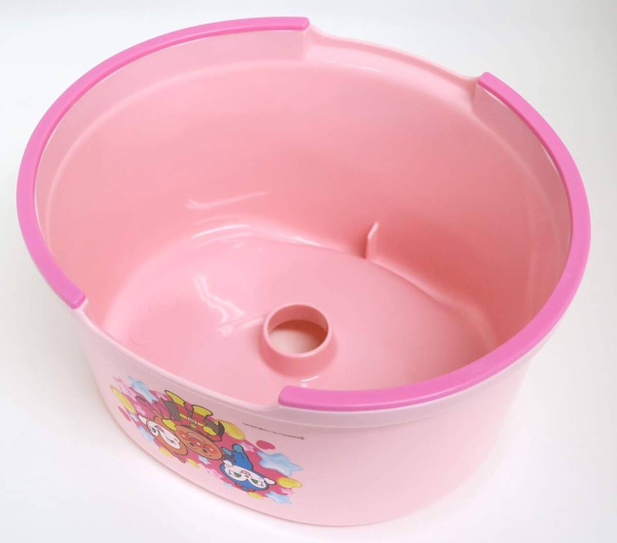 OSK(オーエスケー) バスチェア アンパンマン 風呂いす ピンク 日本製 足ゴム付 おしゃれ かわいい 滑りにくい B-の画像4
