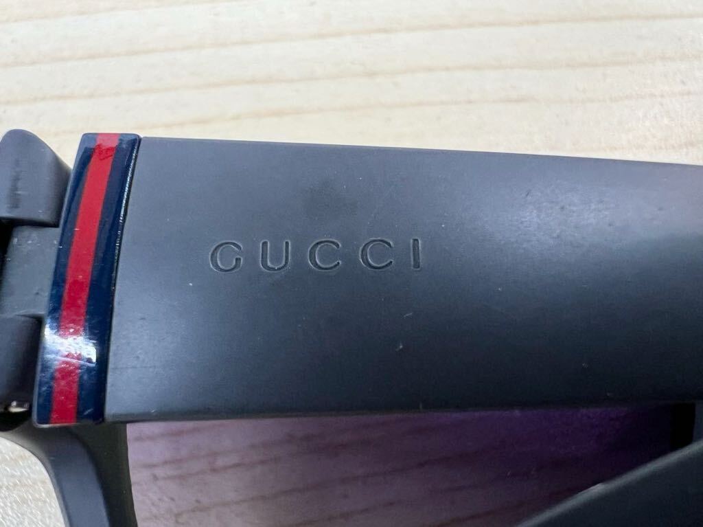 ● 【美品】GUCCI グッチ サングラス 63□15ブラック スクエア GG1033 F/Sの画像4