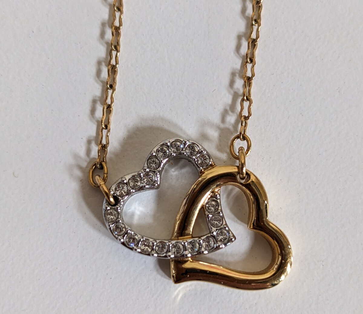 *SWAROVSKI Swarovski колье Heart Gold цвет стразы женский аксессуары 