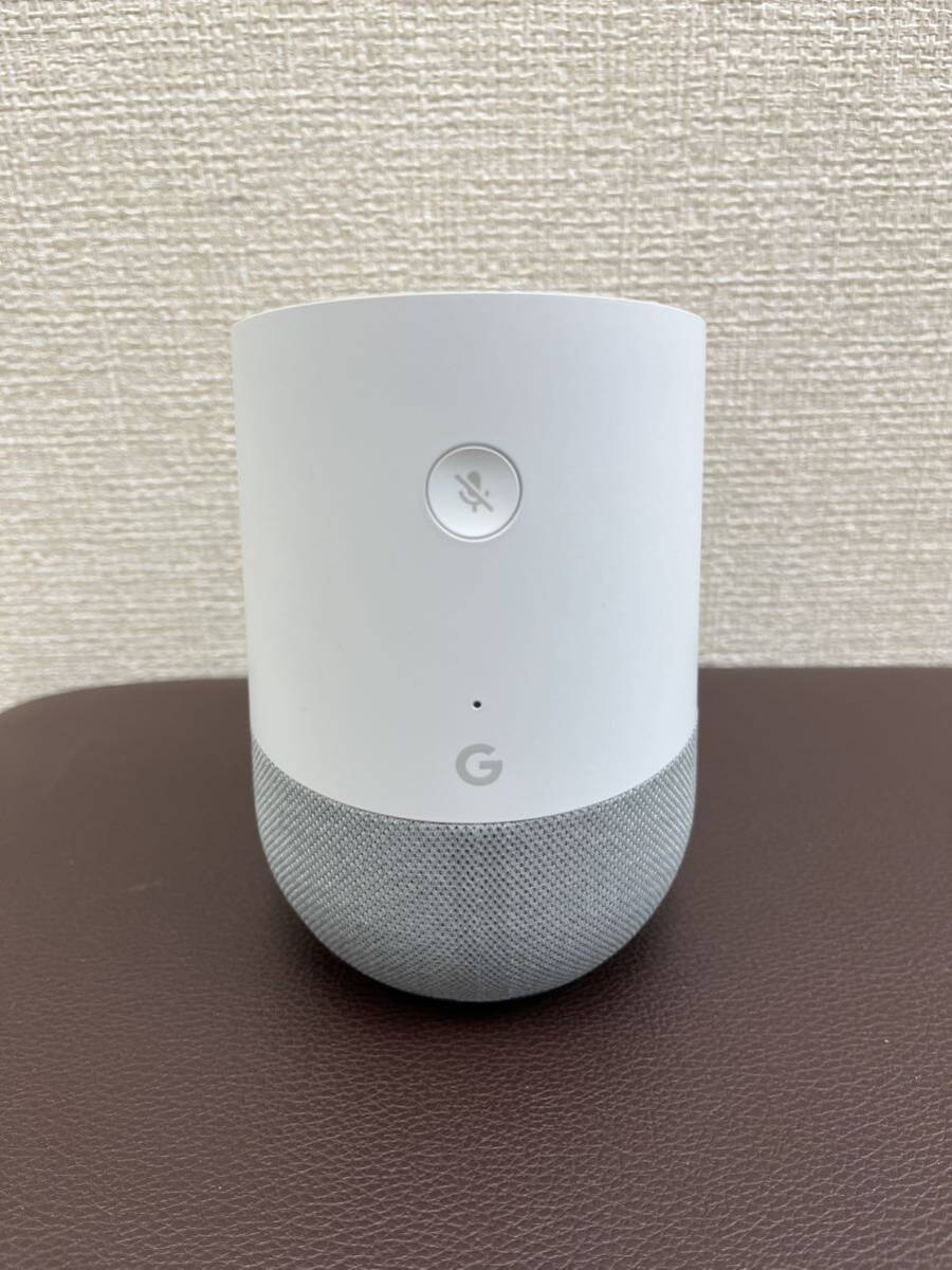 ◎【通電のみ確認OK】Google Home グーグルホーム GA3A00538A16 ホワイト Bluetooth スマートスピーカー アシスタント ハンズフリー操作 の画像3