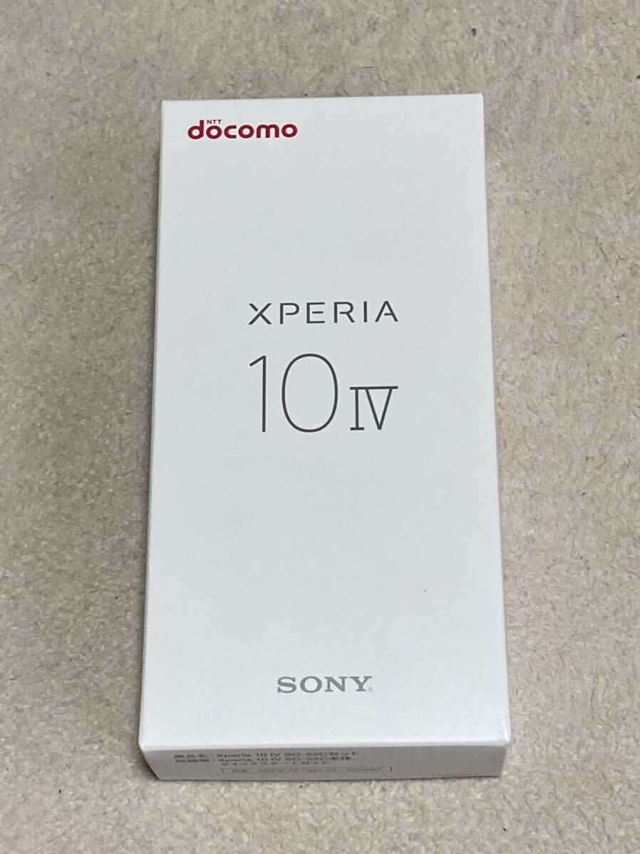 Xperia 10 IV SO-52C 6インチ メモリー6GB ストレージ128GB ブラック ドコモ 新品未使用②の画像2
