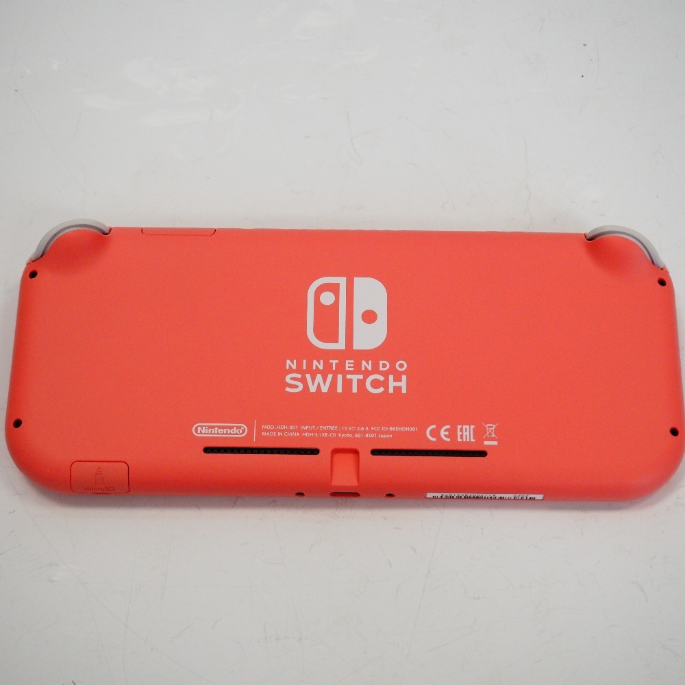 Th542551 任天堂 Nintendo Switch Lite ニンテンドースイッチライト HDH-S-PAZAA コーラル Nintendo 良好・中古_画像2