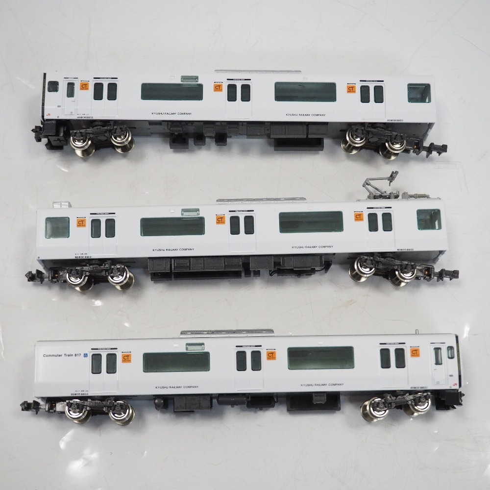 Th493564 グリーンマックス 鉄道模型 30415 JR九州817系3000番代 増結3両編成セット（動力無し） GREEN MAX 超美品・中古の画像5