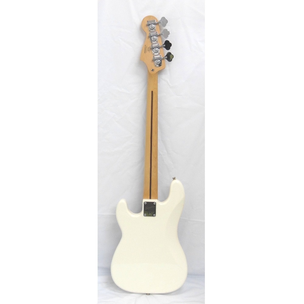 NA34191 スクワイヤー エレキベース プレシジョン Squier Precision Bass by Fender ホワイト系 ジャンク品の画像3