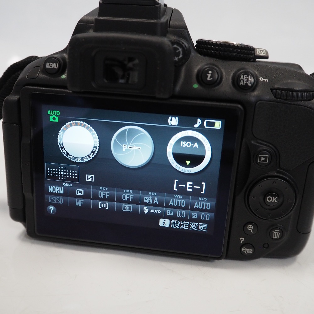 Th959511 ニコン デジタル一眼レフカメラ D5300 ダブルズームキット 18-55mm/70-300mm(難あり) Nikon 良好・中古の画像3