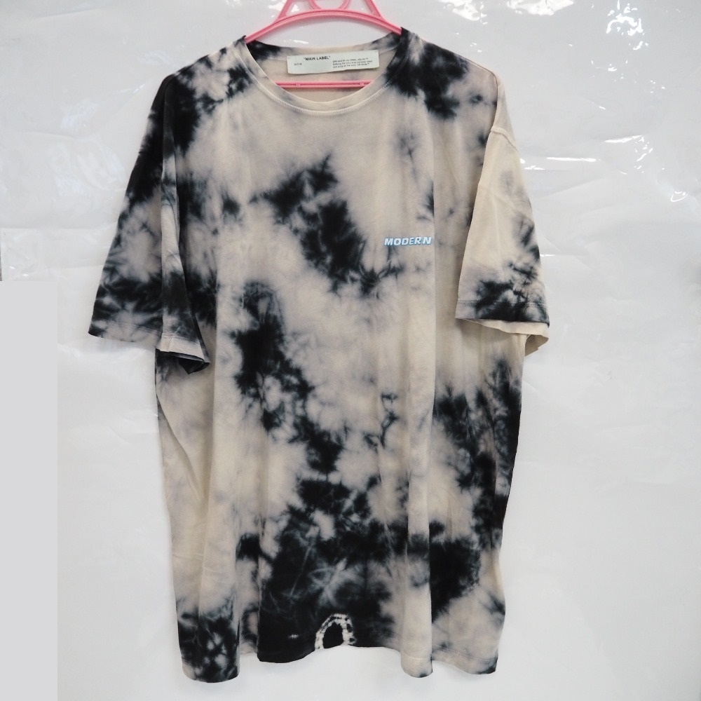 Th959392 オフホワイト 半袖Ｔシャツ Oversized Fit Tie Dye T-shirt 20SS MULTICOLOR Sサイズ コットン OFF-WHITE 良好・中古の画像1