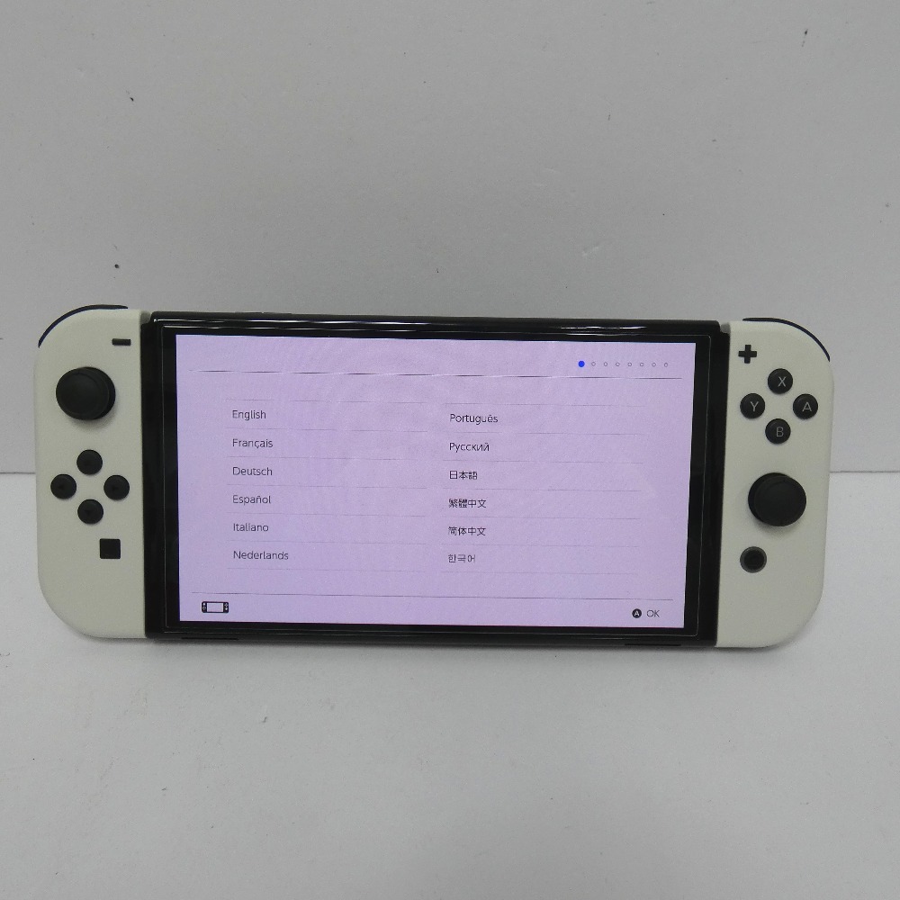 Dz789361 nintendo Nintendo switch Nintendo Switch have machine EL model HEG-S-KAAAA(JPN) white Nintendo used * super-beauty goods 