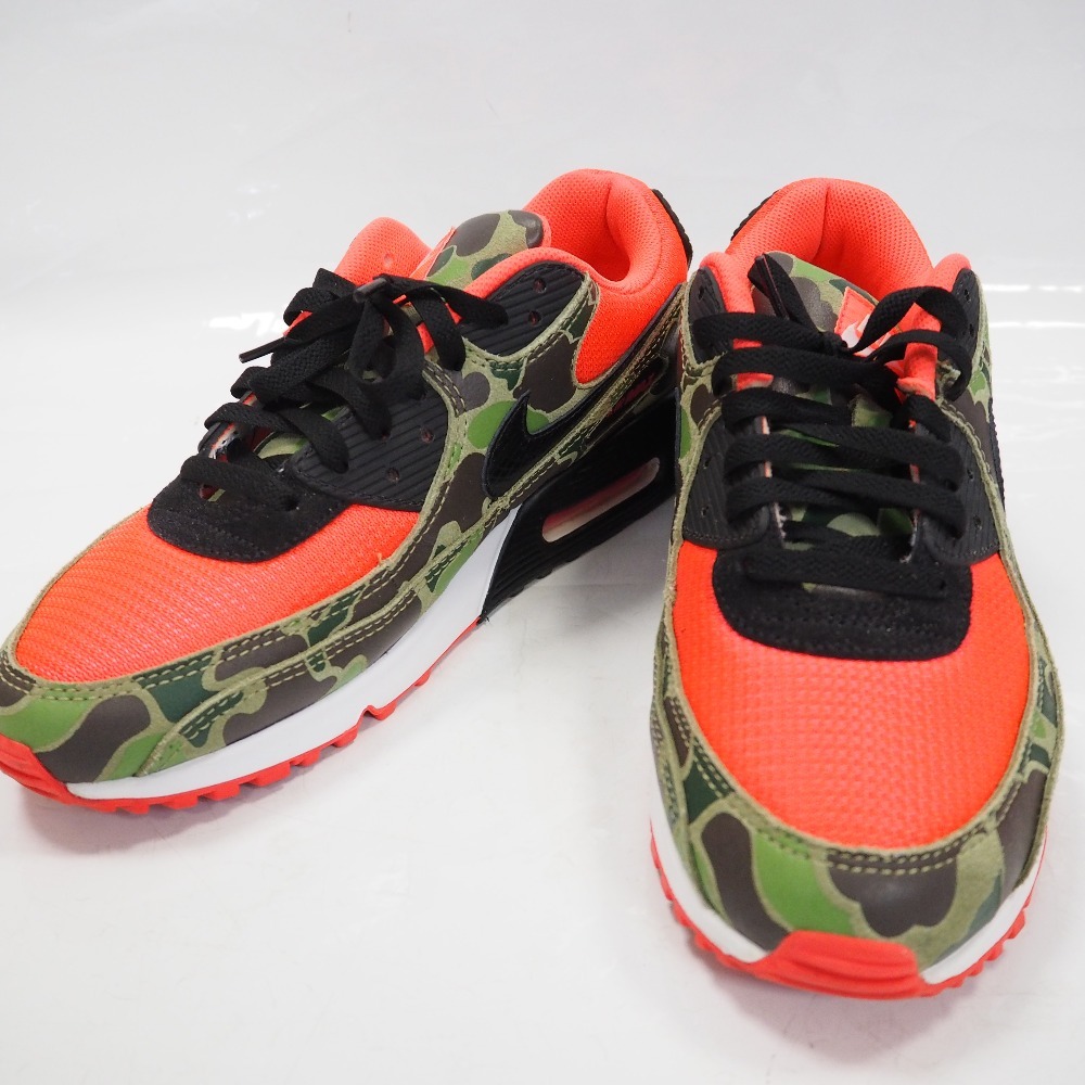 Th417331 ナイキ スニーカー AIR MAX 90 SP Duck Camo エアマックス90 スペシャル CW6024-600 迷彩柄 29cm NIKE 美品・中古の画像2