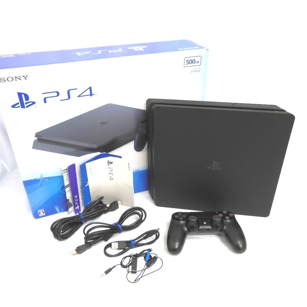 NA5171 ソニー ゲーム機 PS4 プレイステーション4 PlayStation 4 CUH-2000AB01 500GB ジェット・ブラック sony 中古の画像1