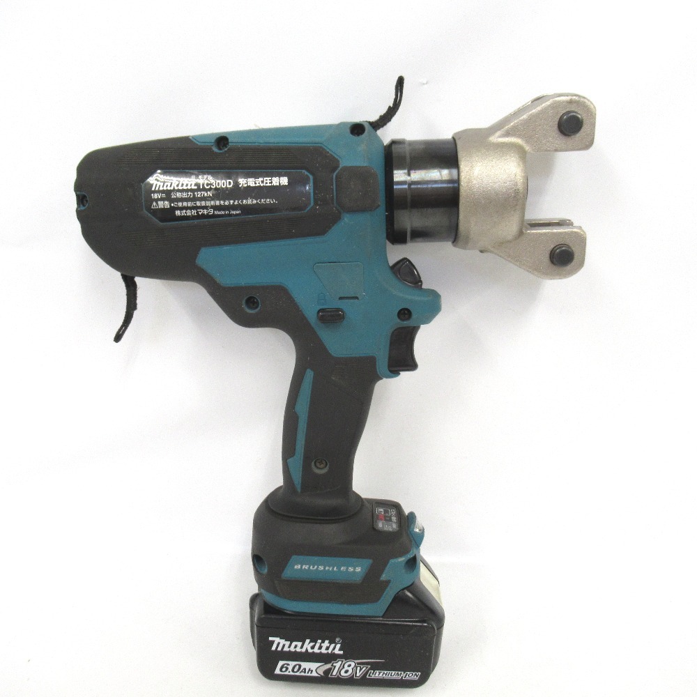 Tj244291 マキタ makita 充電式圧着機 TC300D 中古の画像2