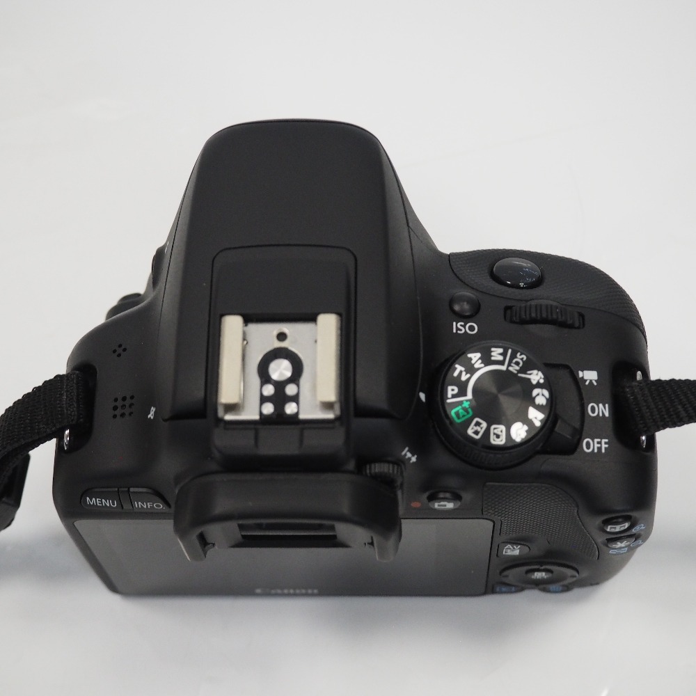 Th960251 キャノン デジタル一眼レフカメラ Eos Kiss X7 ダブルズームキット 18-55mm 55-250mm ブラック canon 中古の画像3
