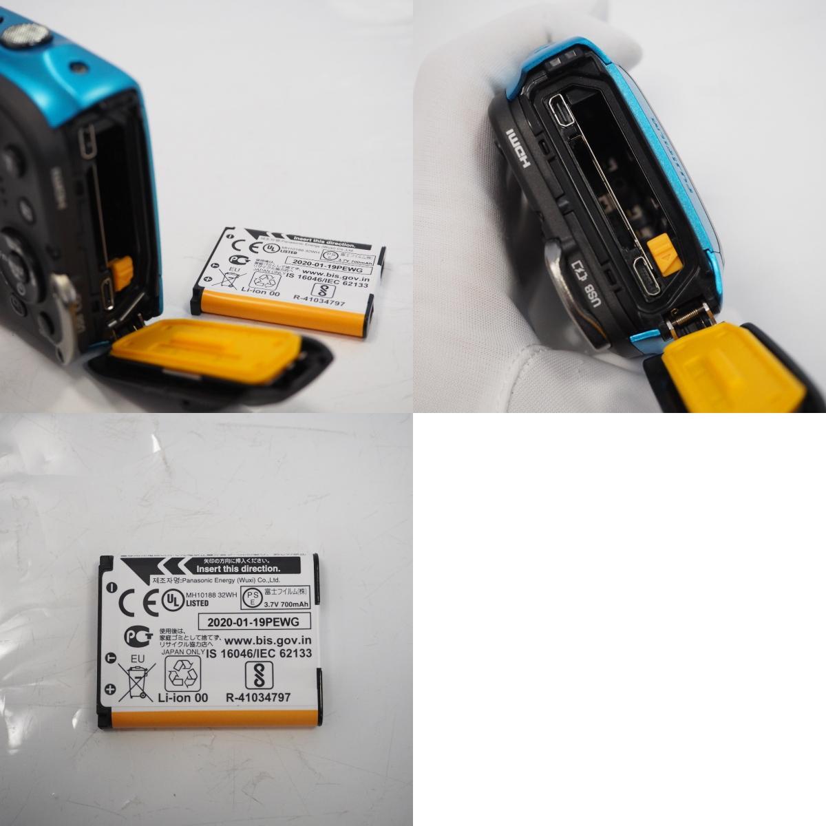 Th959691 フジフイルム デジタルカメラ FinePix XP140 スカイブルー 良好・中古の画像10