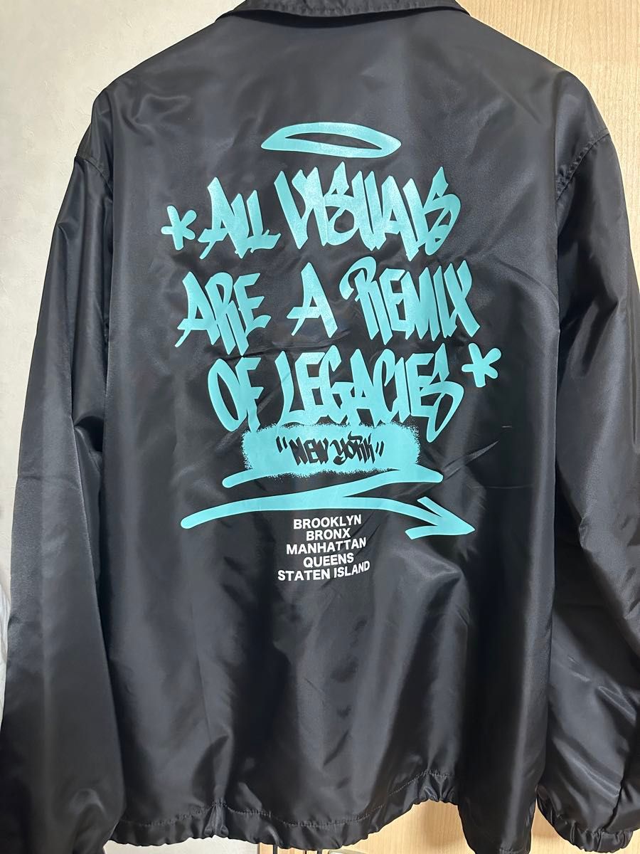 AVIREX TAGGING DESIGN COACH JACKET (XL) コーチジャケット