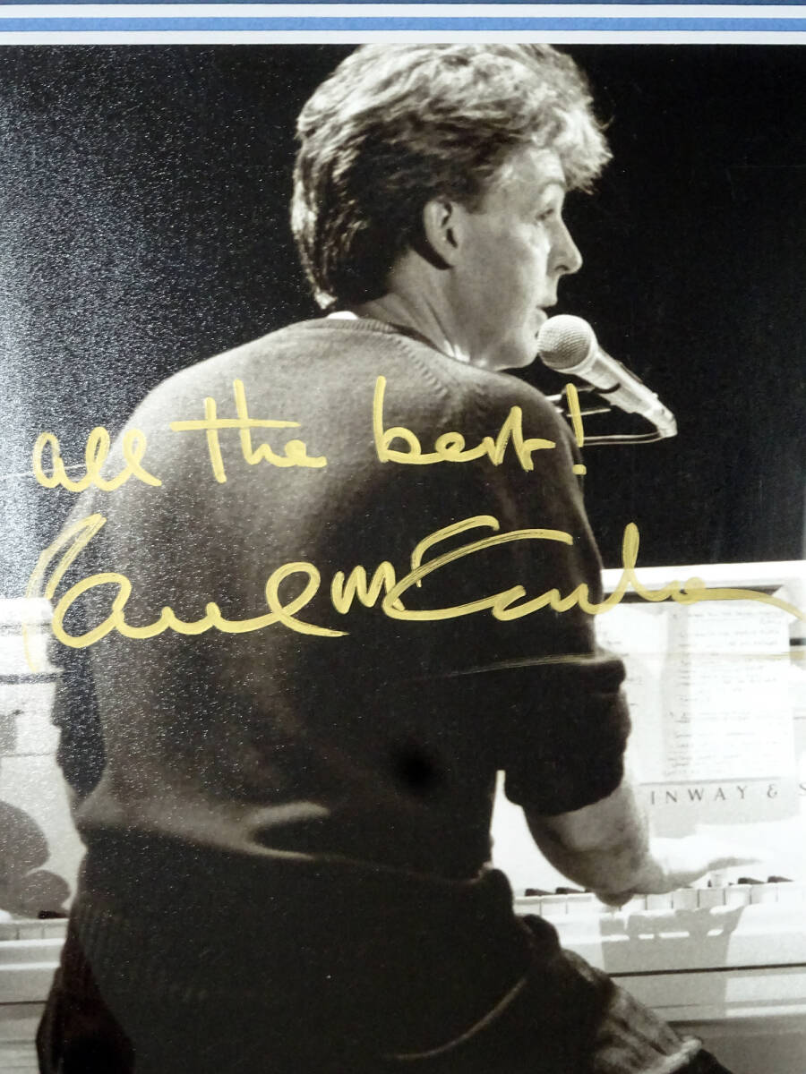 Paul McCartney 直筆サイン（ポール直筆サイン入り! BAND ON THE