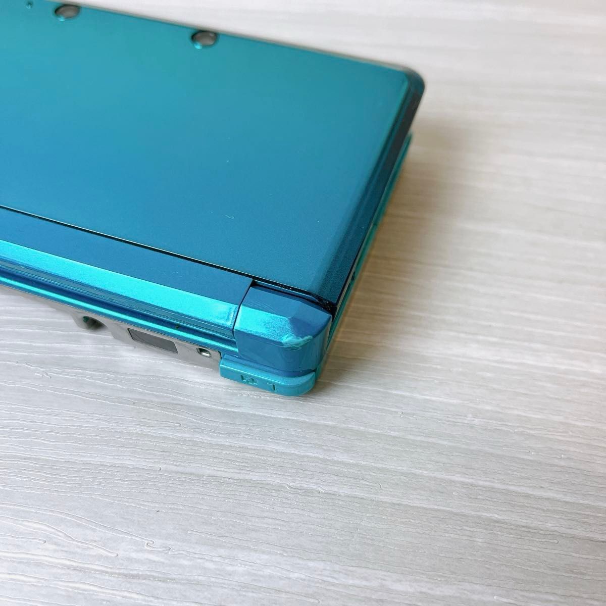 【美品】Nintendo ニンテントー 3DS ライトブルー 本体 任天堂 初期化済み