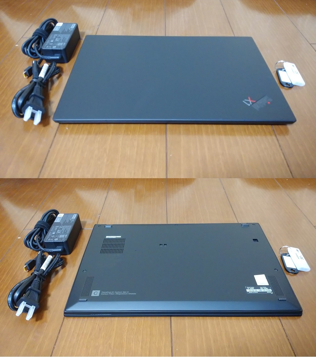 【保証あり・美品・Office2021】ThinkPad X1 Carbon Gen8（Corei7-10610U、SSD：1TB、メモリ16GB、フルHDタッチパネル、Win11Pro）の画像2