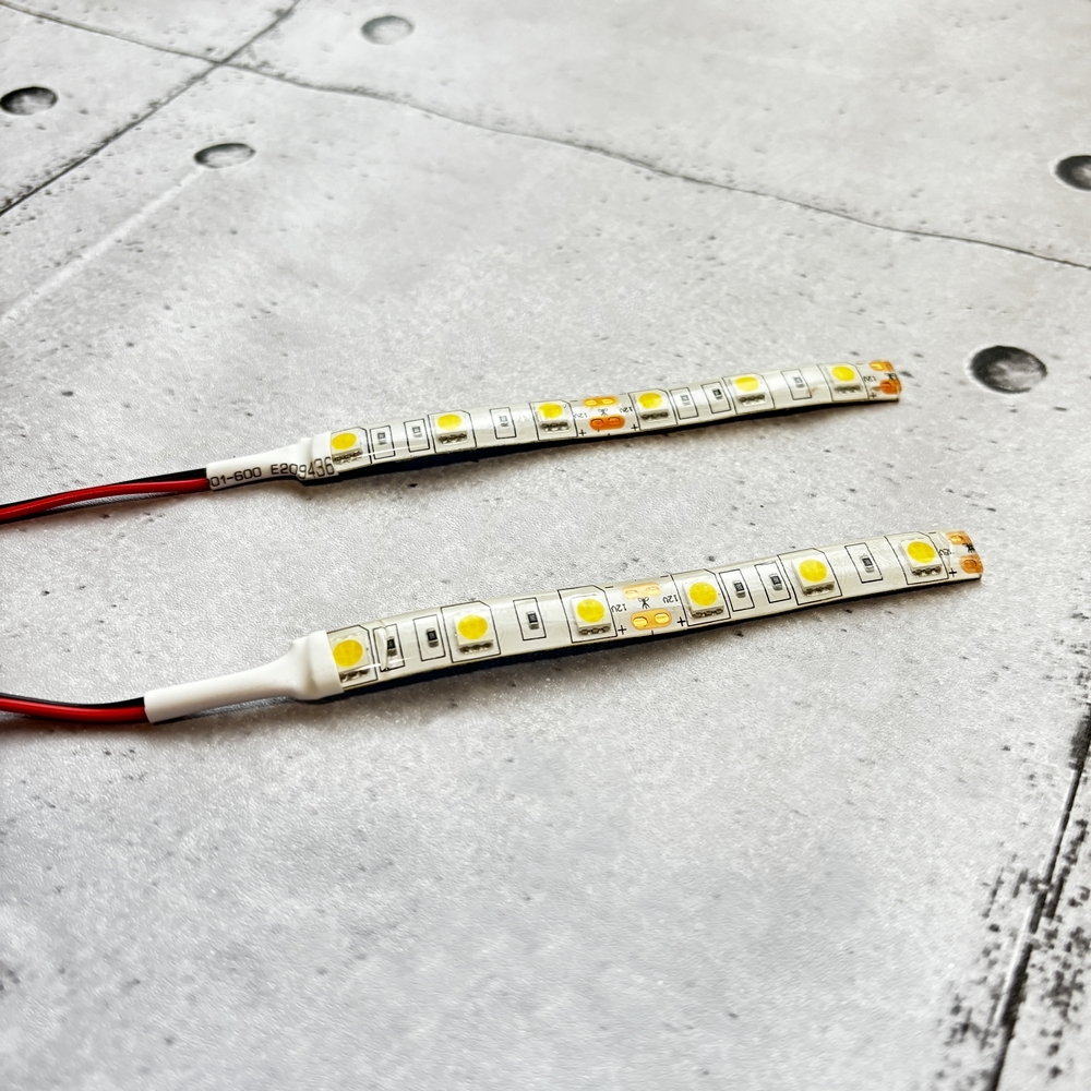 10cm[ бесплатная доставка ] легкий легкий!LED лента DC12V# освещение и т.п. белый цвет # белый 2 шт DIY/ собственное производство /LED обработка . модифицировано ./gnyagnya