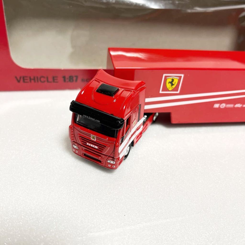 VEHICLEフェラーリ レーシングトランスポーター  IVECO STRALIS 1/87 ferrariの画像9