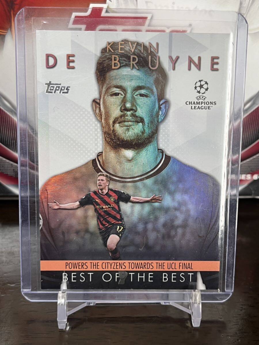 2023-24 Topps UEFA Club Competitions Best of the Best 2022/23 Moments De Bruyne デ・ブライネ マンチェスターシティの画像1
