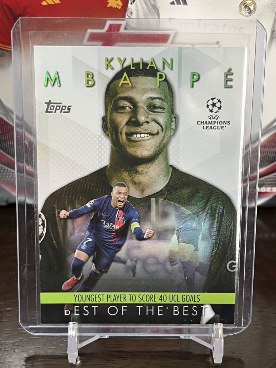 2023-24 Topps UEFA Club Competitions Best of the Best 2022/23 Moments Mbappe エムバペ パリサンジェルマンの画像1