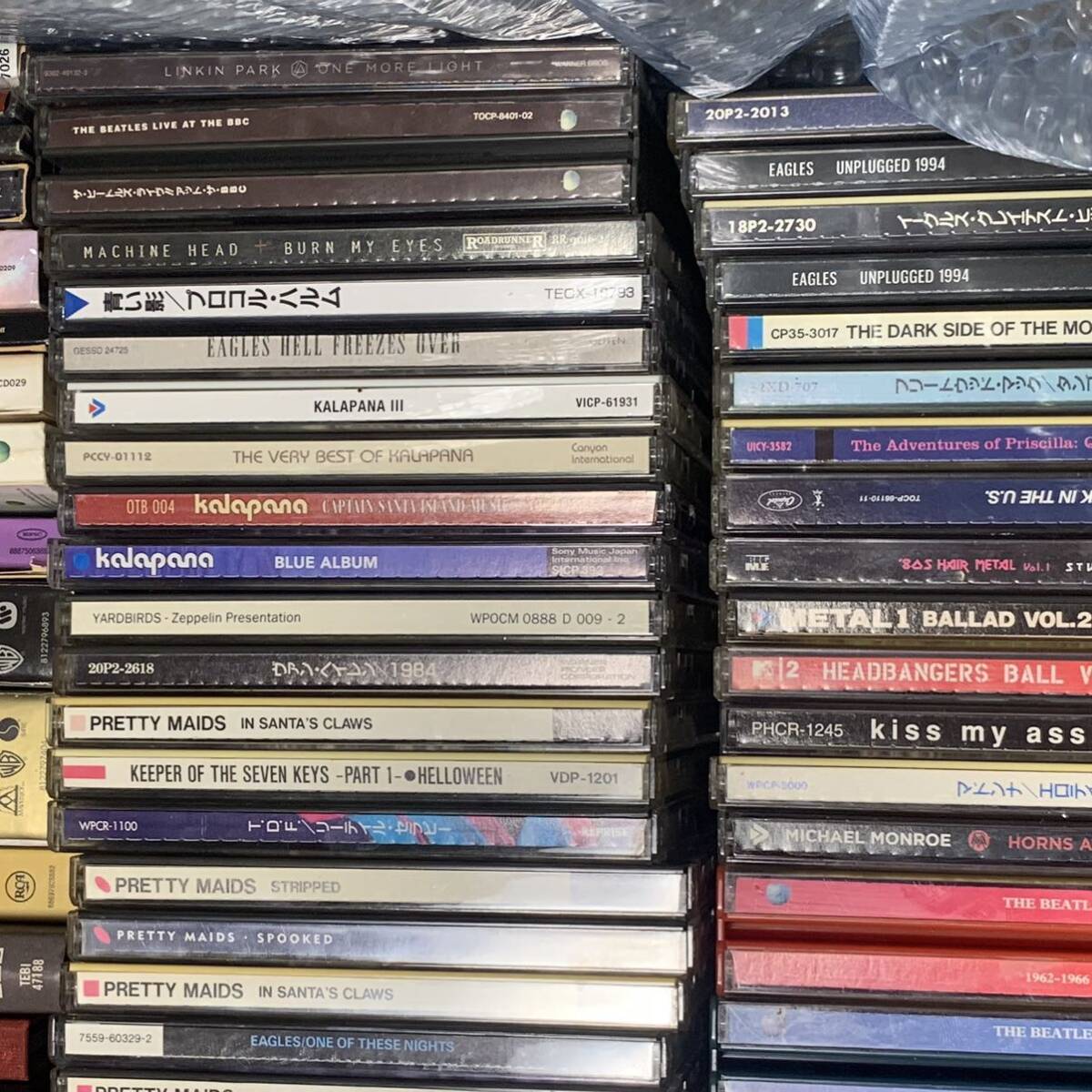 K347 まとめ売り 洋楽 CD 総重量約25kg イーグルス ビートルズ ティナ・ターナー KORN クイーンズライチ  MR.BIG LINKIM PARKの画像5