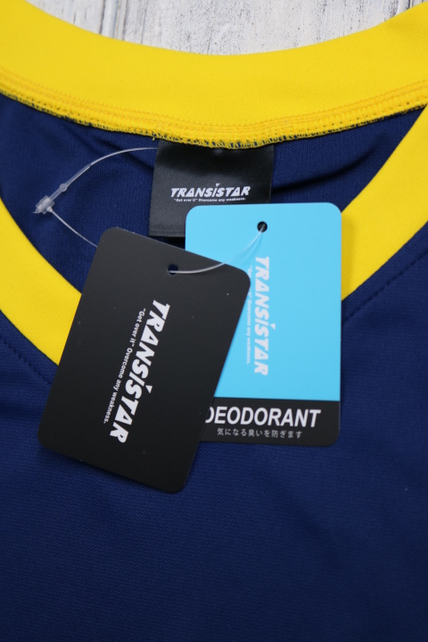  navy L [ new goods ]* transistor : side line speed . tank top handball /TRANSISTAR/ no sleeve T-shirt 