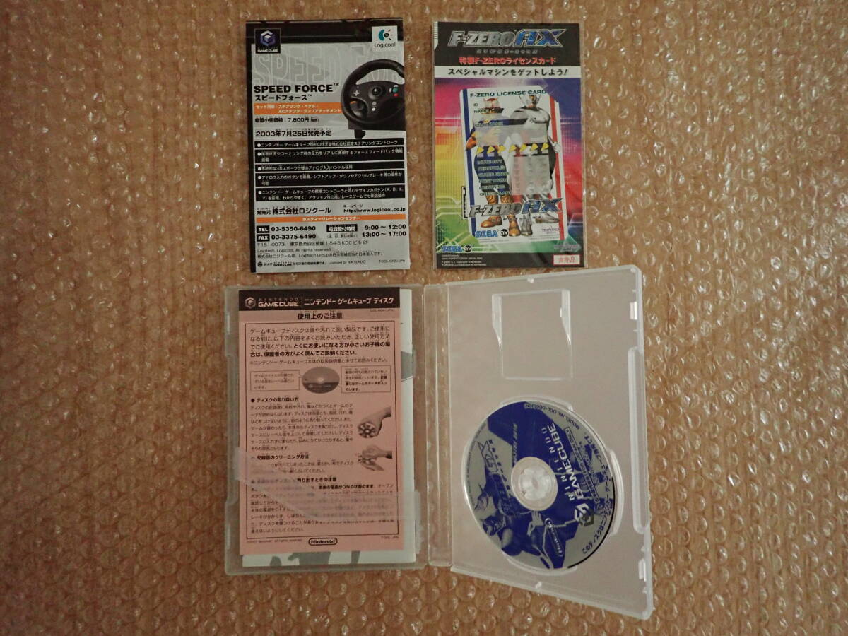 ニンテンドー ゲームキューブ NINTENDO GAMECUBE 任天堂 GCソフト F-ZERO GX エフゼロ ギーエックス 特製F-ZEROライセンスカード付き _画像7