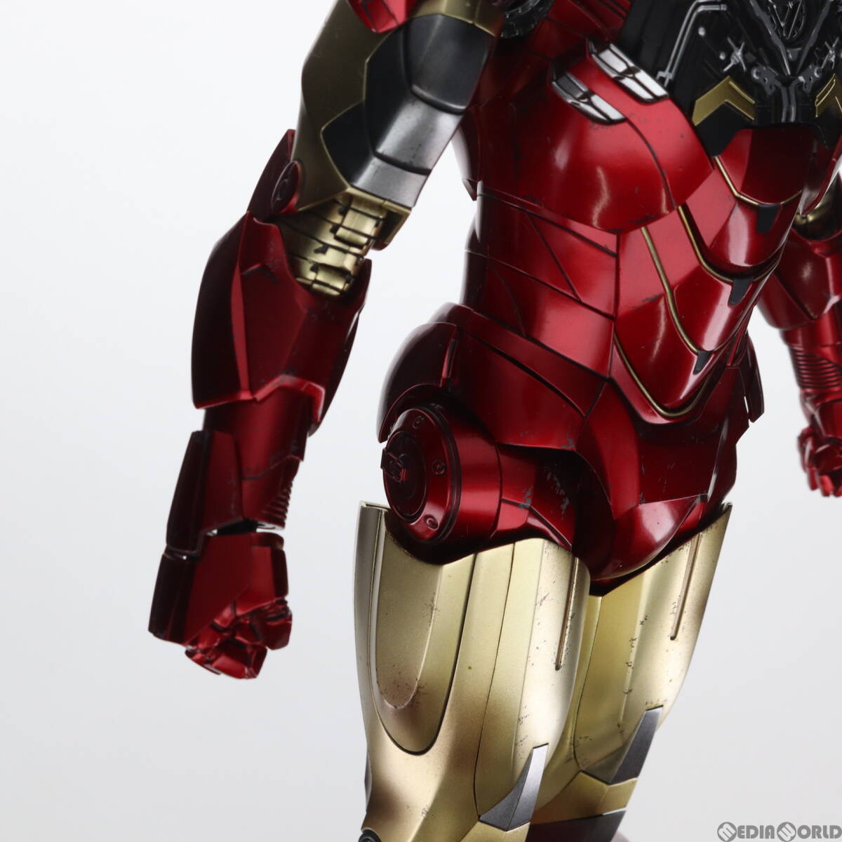 【中古】[FIG]ムービー・マスターピース DIECAST アイアンマン・マーク6 アベンジャーズ 1/6 完成品 可動フィギュア(MM#378D17) ホットトイ_画像7