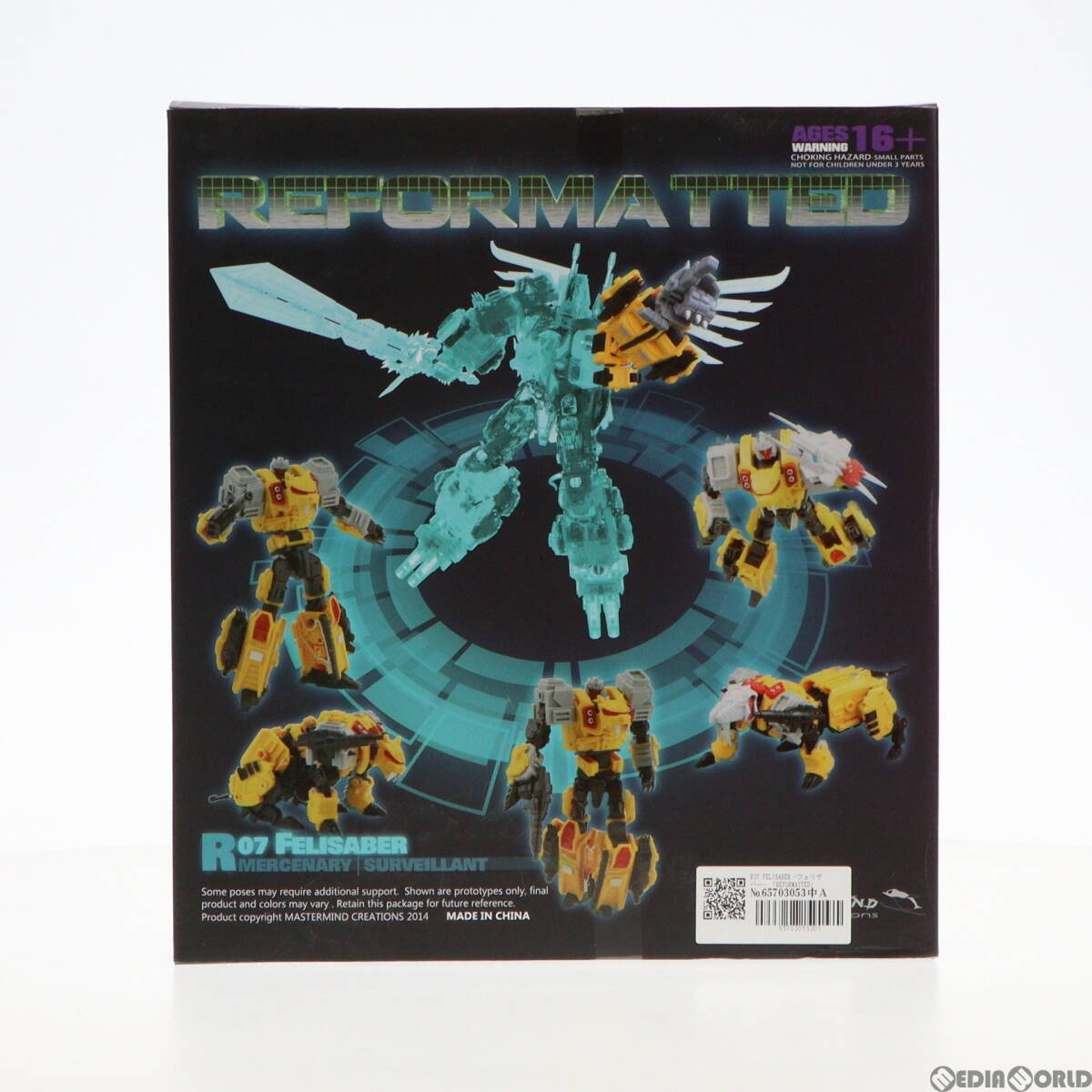 【中古】[TOY]REFORMATTED(リフォーメイテッド) R07 FELISABER(フェリサバー) 完成トイ Mastermind Creations(マスターマインドクリエイシの画像3