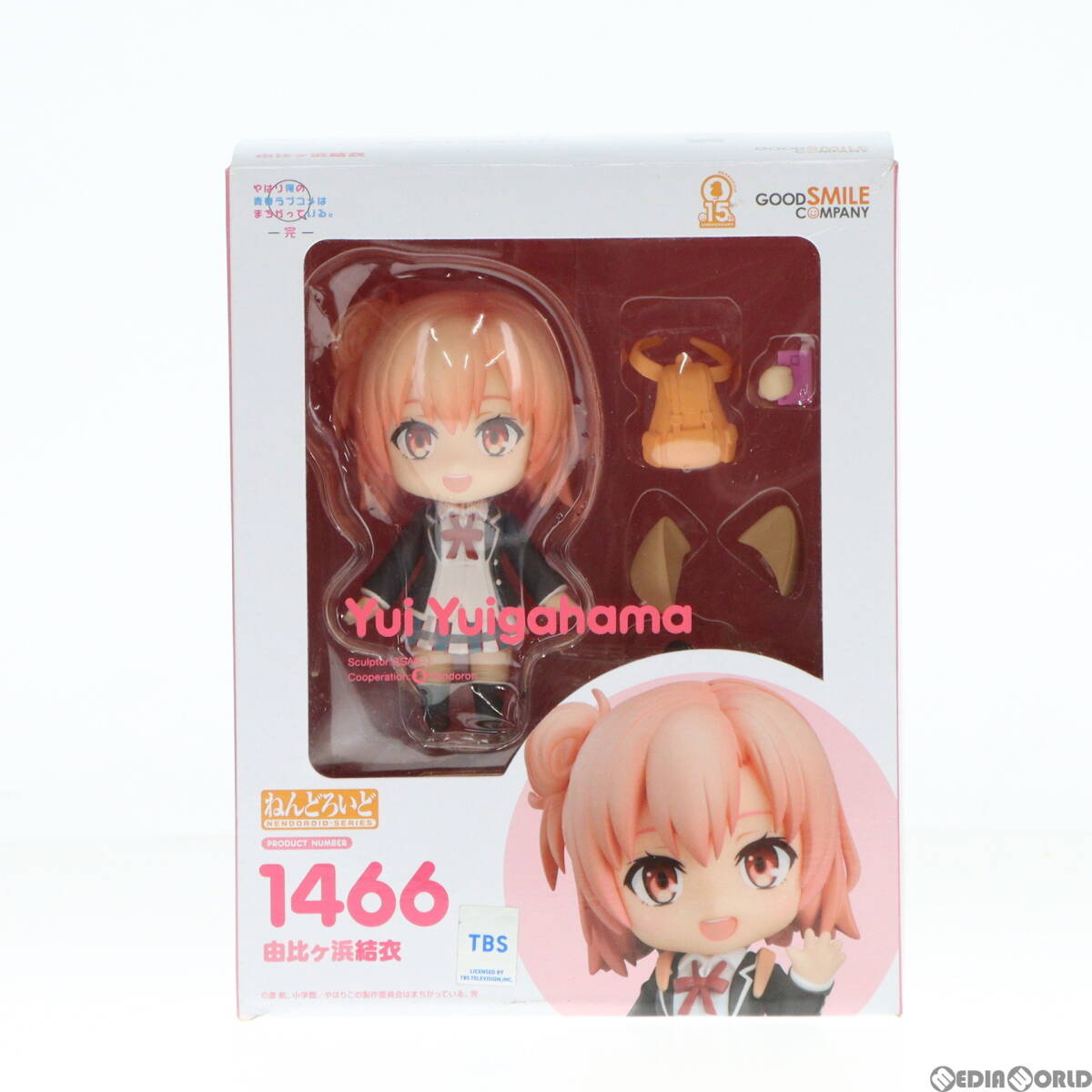 【中古】[FIG]ねんどろいど 1466 由比ヶ浜結衣(ゆいがはまゆい) やはり俺の青春ラブコメはまちがっている。完 完成品 可動フィギュア グッ_画像1