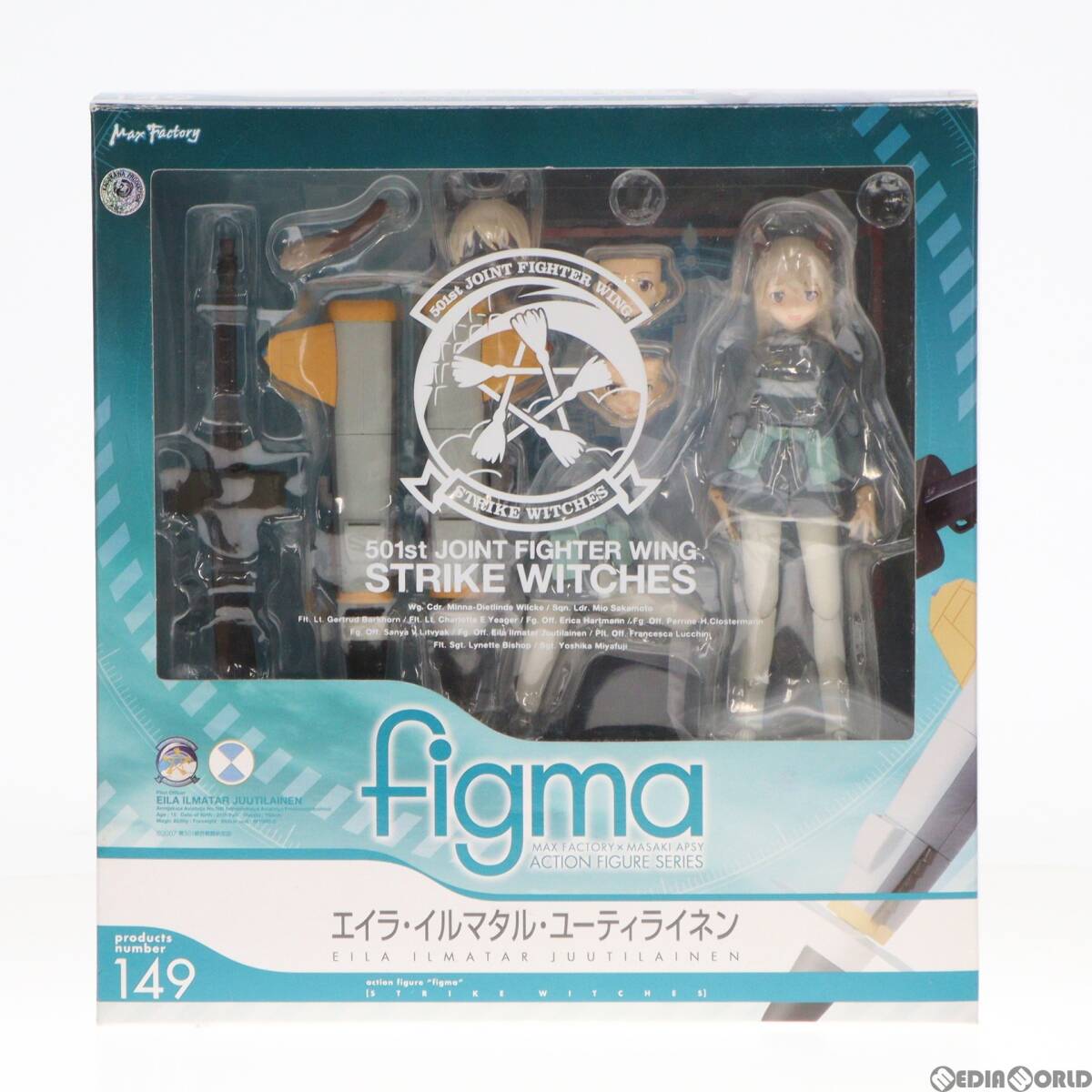 【中古】[FIG]figma(フィグマ) 149 エイラ・イルマタル・ユーティライネン(イッル) ストライクウィッチーズ 完成品 可動フィギュア マック_画像1