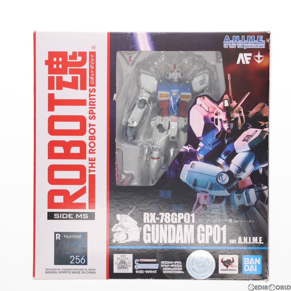 【中古】[FIG]ROBOT魂(SIDE MS) RX-78GP01 ガンダム試作1号機 ver. A.N.I.M.E. 機動戦士ガンダム0083 STARDUST MEMORY 完成品 可動フィギュ_画像1