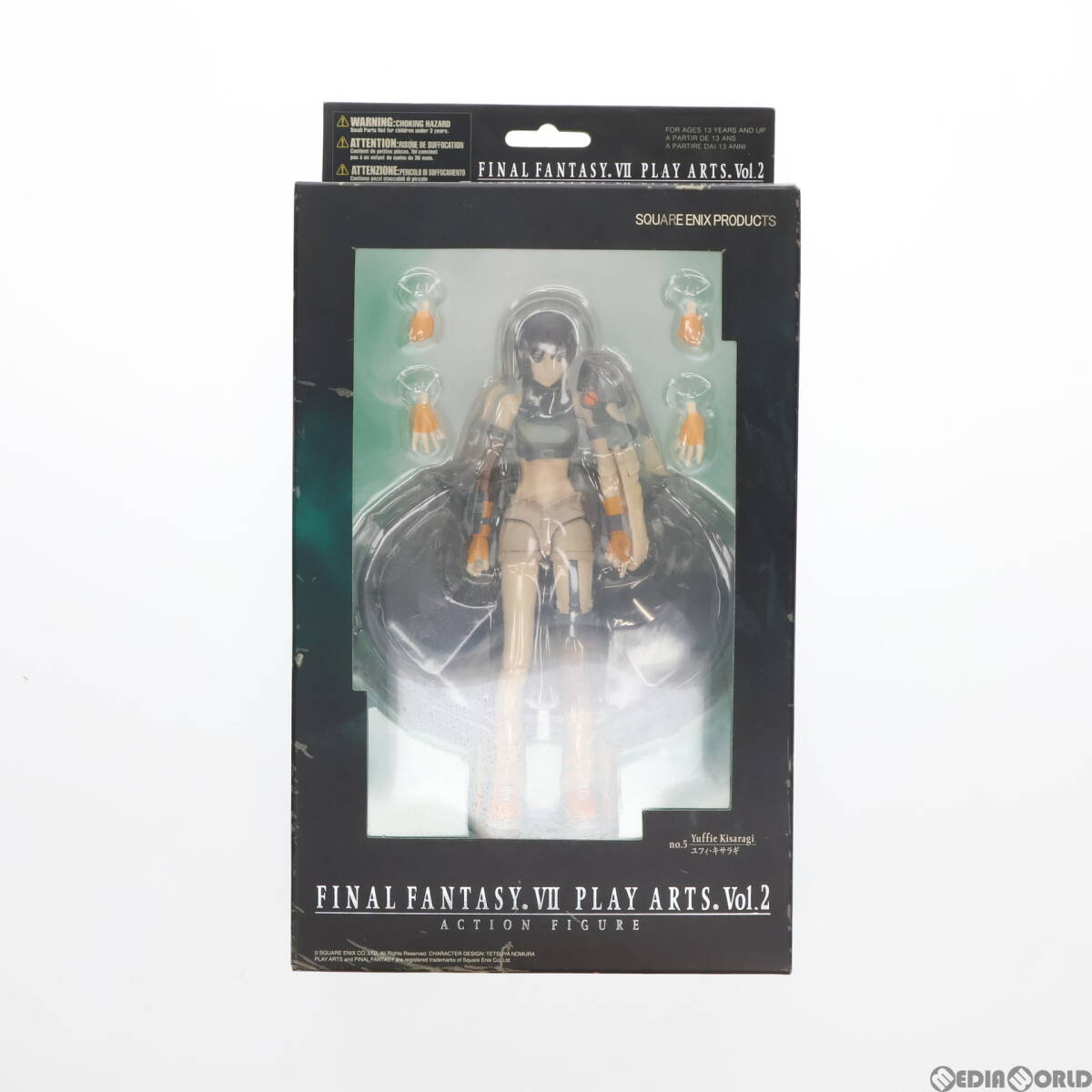 【中古】[FIG]PLAY ARTS(プレイアーツ) ユフィ・キサラギ Vol.2 FINAL FANTASY VII(ファイナルファンタジー7) 完成品 可動フィギュア スク_画像1