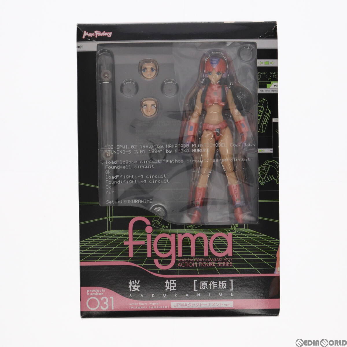 【中古】[FIG]figma(フィグマ) 031 桜姫(原作版)(さくらひめ) JPWAタッグトーナメントver. プラレス3四郎 完成品 可動フィギュア マックスの画像1