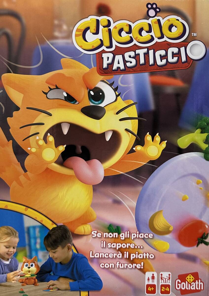 【パーティゲーム】Ciccio pasticcio（チッチョ パスティッチョ）/イタリア語　GOLIATH社　ゲームコレクター向け_画像1