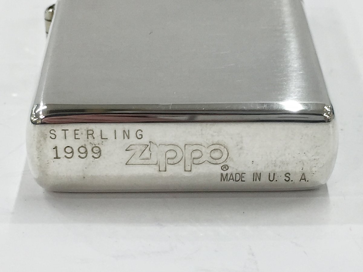 未使用 ZIPPO/ジッポー STERLING/スターリングシルバー 1999 オイルライター_画像5