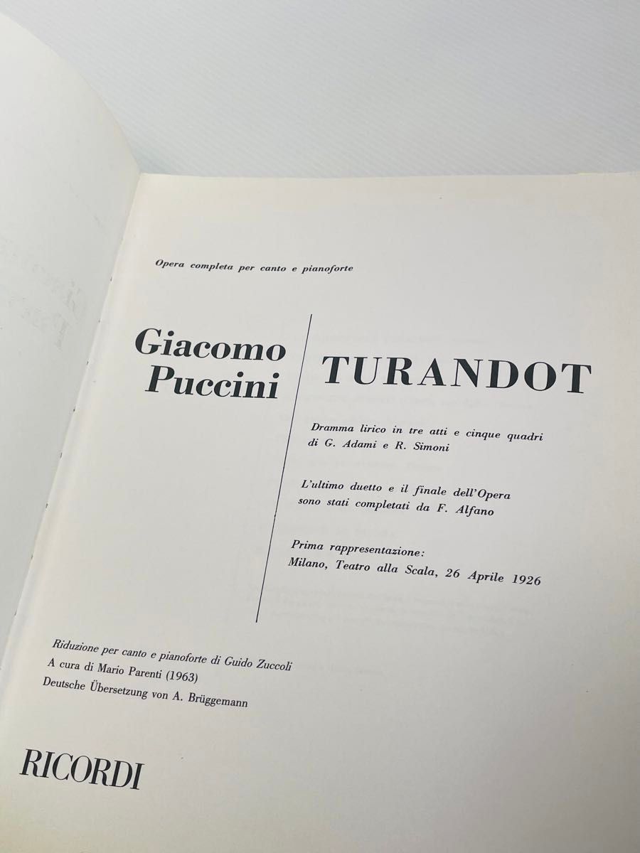 傷みあり La Gioconda: Ponchielli - It (Ricordi Opera Vocal Score)