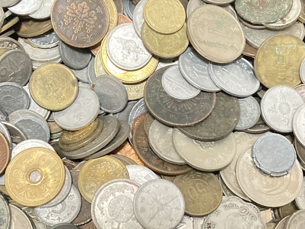 外国コインや日本の古銭など まとめて約10.4kg アジア ヨーロッパ 硬貨 古銭 雑銭 その1の画像6