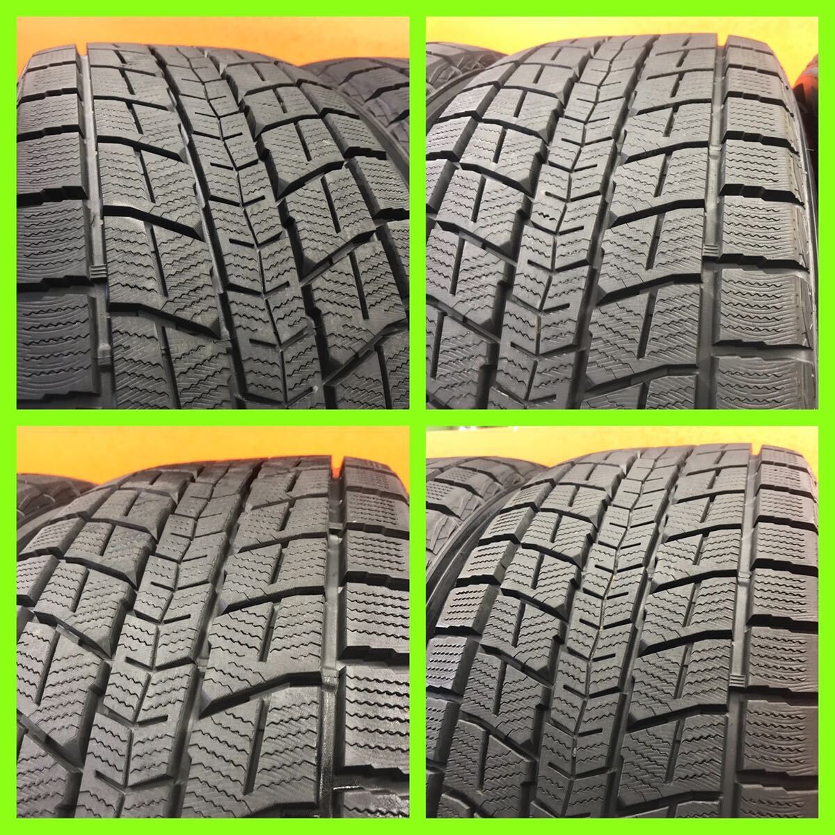 6R-227)冬 285/50R20 DUNLOP Winter Maxx SJ8 2022年 9分山 レクサス純正 LX570純正 ランクル200系等_画像10