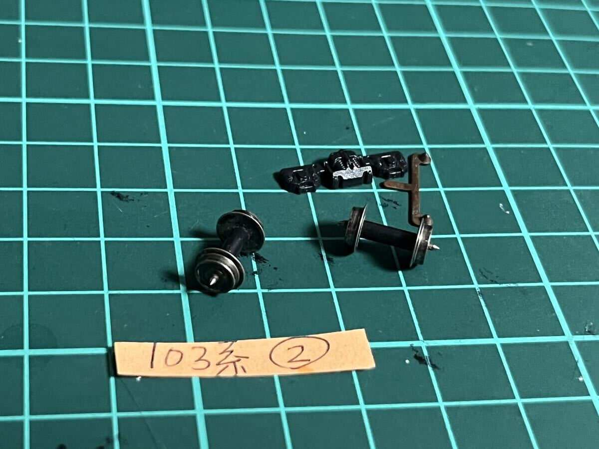 KATO TOMIX 鉄道コレクション 加工品 103系1000番台風 エメラルドグリーン 超ジャンク 103系2の画像10