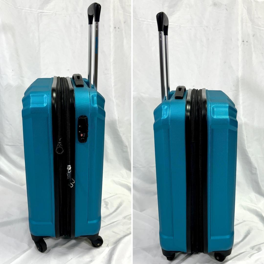 1 jpy Samsonite Samsonite 4 wheel suitcase Carry case machine inside bringing in possible turquoise blue 1~3. for travel abroad business trip 