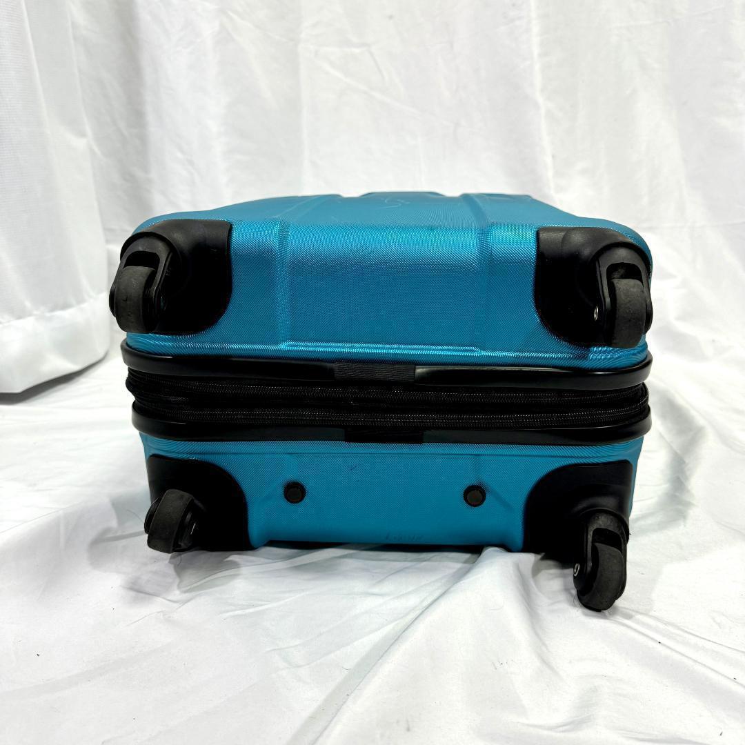 1 jpy Samsonite Samsonite 4 wheel suitcase Carry case machine inside bringing in possible turquoise blue 1~3. for travel abroad business trip 