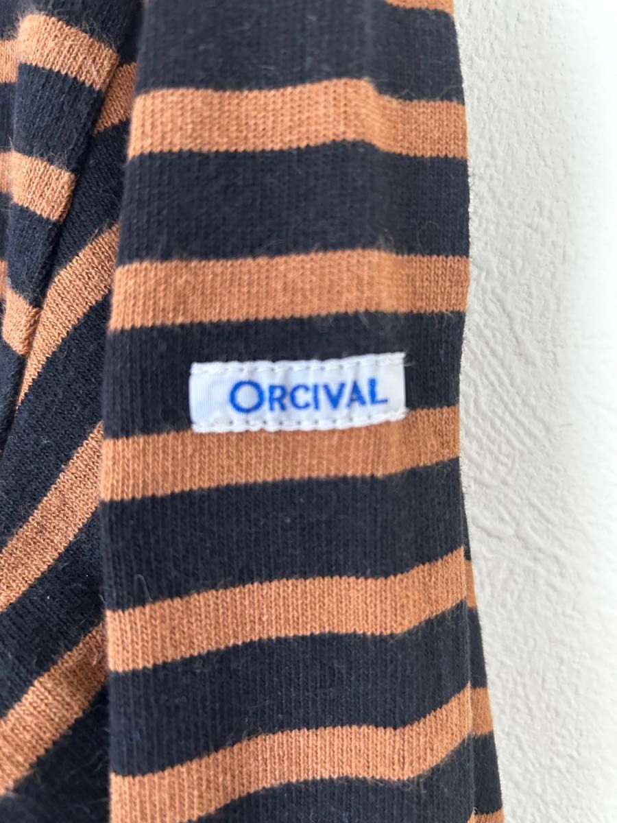 ORCIVAL オーシバル バスクシャツ カットソー　ロンT ボーダー フランス製　ボートネック