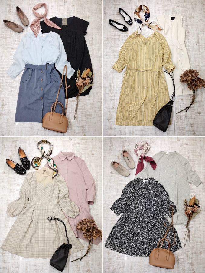 ☆[40着] ワンピース まとめ売り 古着 福袋 セット 大量 いろいろ 古着 卸 洋服 （506）_画像1