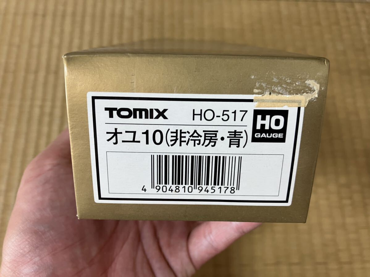 TOMIX HO-517 オユ10 非冷房・青色 ジャンク_画像1