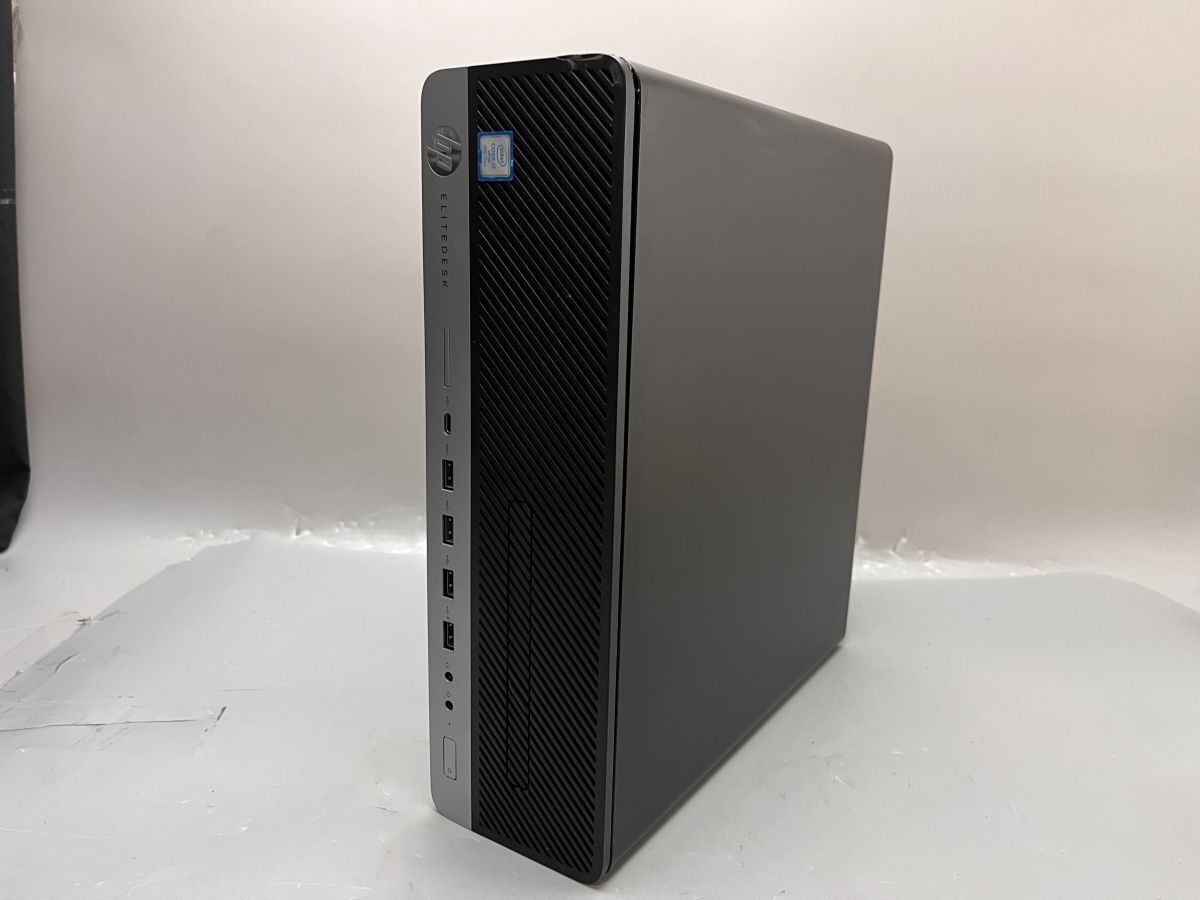 ★1円スタート★第8世代★HP EliteDesk 800 G4 SFF Core i7 8700 8GB ★現状引渡★ストレージ/OS無★BIOSまでの動作確認★の画像1