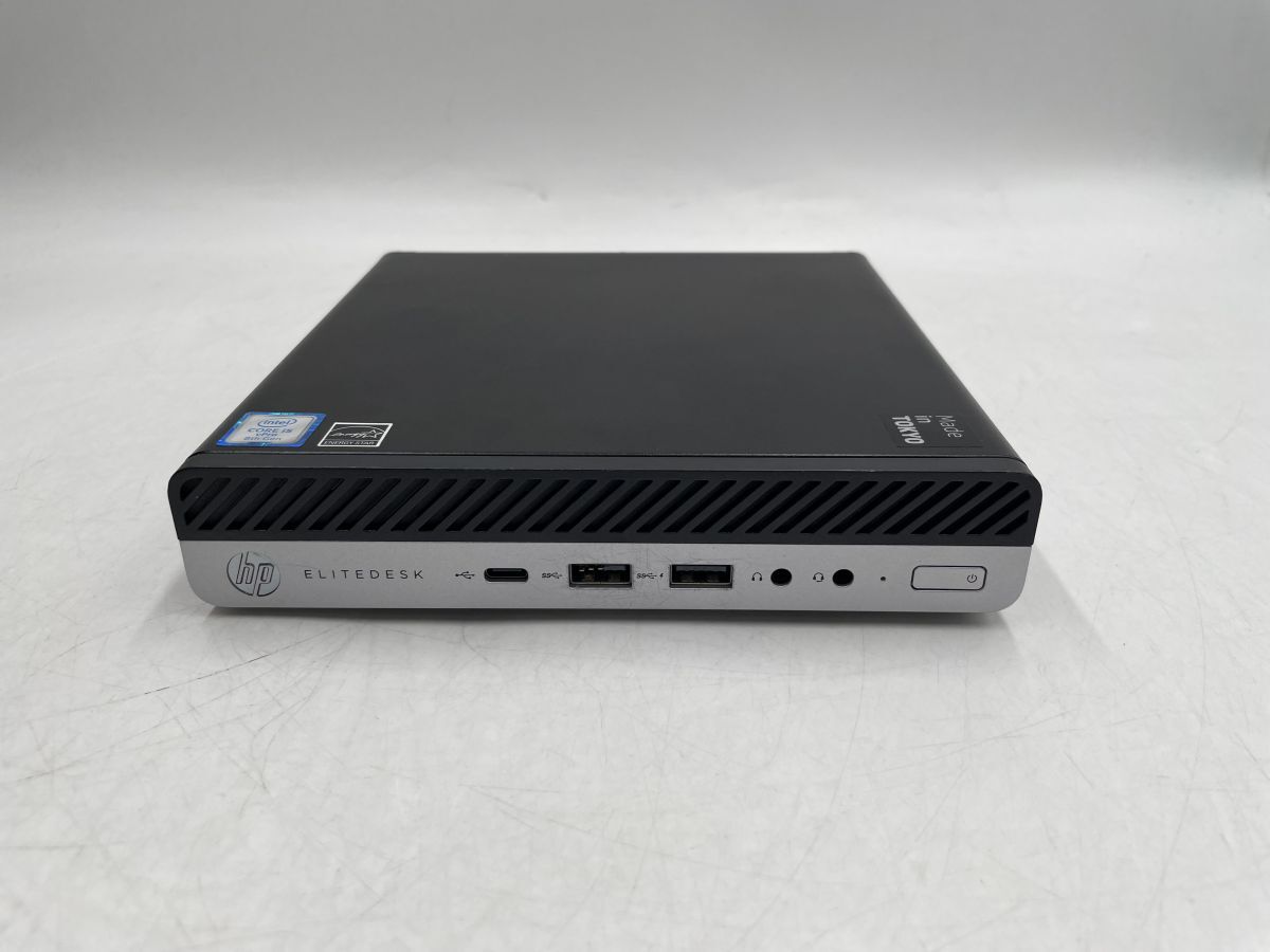 ★1円スタート★第8世代★HP EliteDesk 800 G4 DM 35W Core i5 8500T 8GB SSD新品 256GB Win10 Pro 保証付き★AC付★の画像2