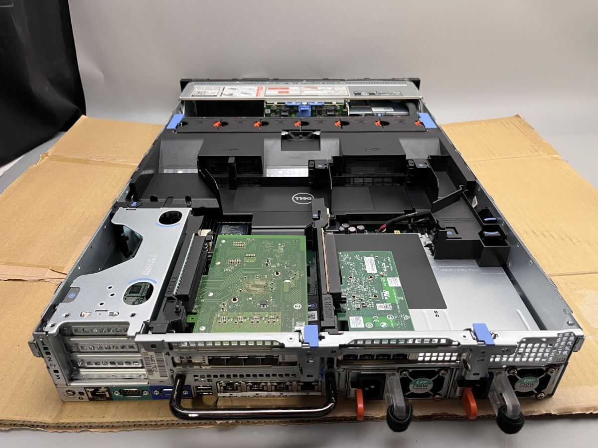 ★1円スタート★DELL PowerEdge R730 Xeon E5-2620 v4 32GB★現状引渡★ストレージ/OS無★BIOSまでの動作確認★の画像3